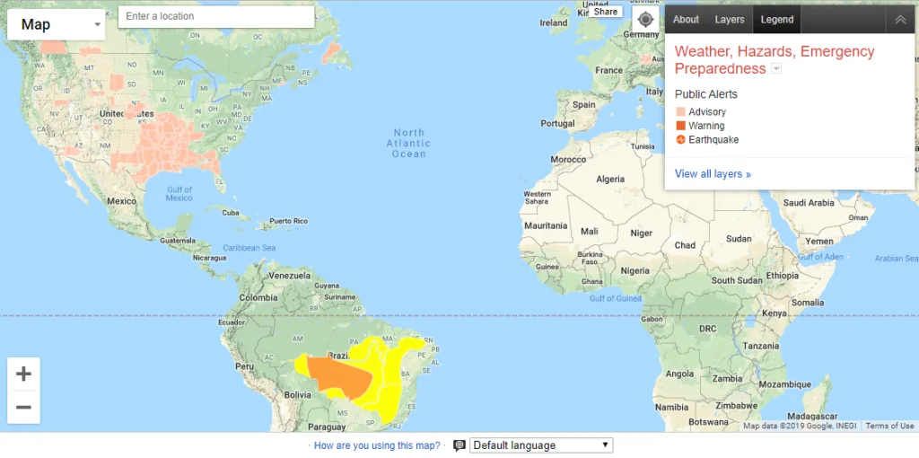 Google Crisis Map