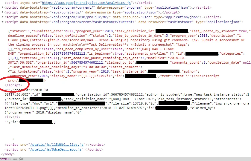 Google Code-in XSS Google Code-in XSS