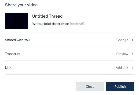 Share your video form Share your video form