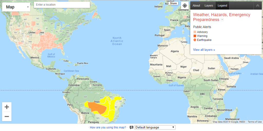 Google Crisis Map