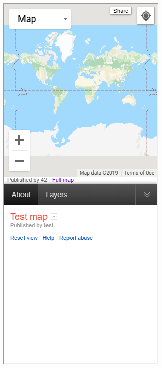 Google Crisis Map in an iframe